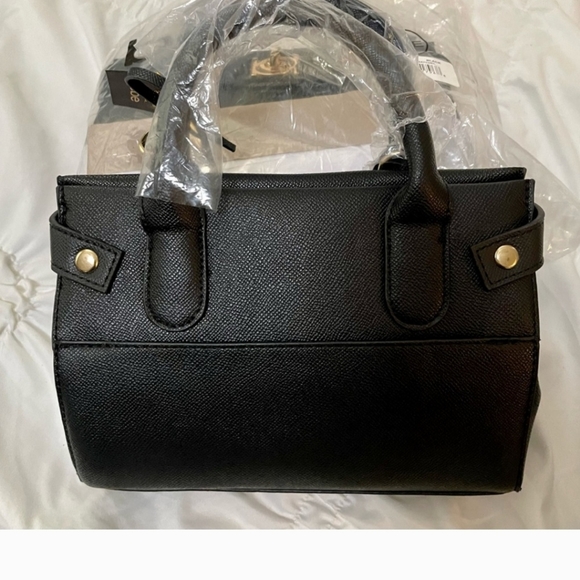 NWT🖤BEBE Evie Black Small Satchel purse - Picture 6 of 7